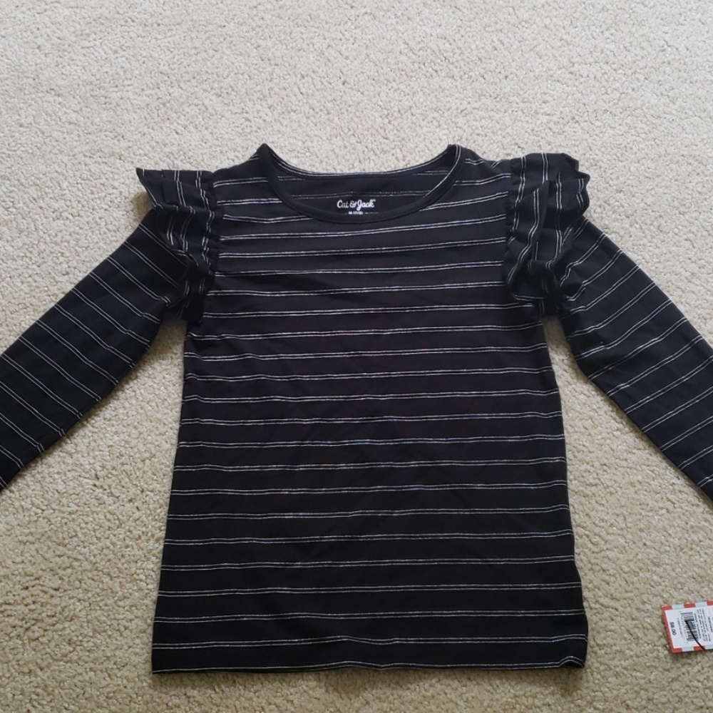 Dressy Sewater/ black w silver lines